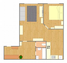 Pronájem bytu 2+kk v osobním vlastnictví 56 m², Šestajovice