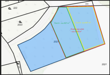 Prodej pozemku 927 m², Hřivice