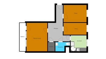 Pronájem bytu 3+1 v osobním vlastnictví 75 m², Praha 9 - Letňany