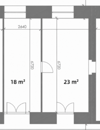 Pronájem kancelářských prostor 41 m², Praha 5 - Smíchov