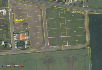 Prodej pozemku 1083 m², Slavětín