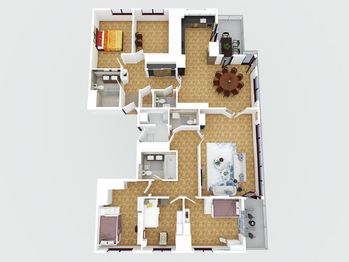 Prodej bytu 6 a více v osobním vlastnictví 233 m², Praha 9 - Hrdlořezy