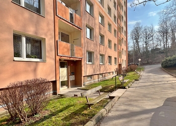 vchod do domu - Prodej bytu 1+1 v družstevním vlastnictví 37 m², Ústí nad Labem