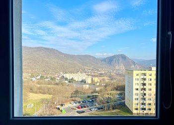 pohled z okna bytu - Prodej bytu 1+1 v družstevním vlastnictví 37 m², Ústí nad Labem