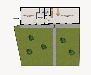 Pronájem obchodních prostor 56 m², Oslavany