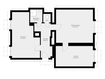 Pronájem bytu 3+kk v osobním vlastnictví 76 m², Praha 4 - Záběhlice