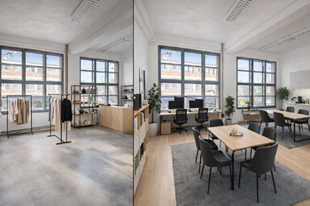 vizualizace - Pronájem obchodních prostor 25 m², Zlín