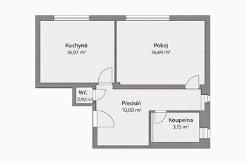 Prodej bytu 1+1 v osobním vlastnictví 54 m², Praha 6 - Břevnov