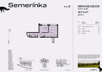 Prodej bytu 2+kk v osobním vlastnictví 41 m², Praha 5 - Radlice