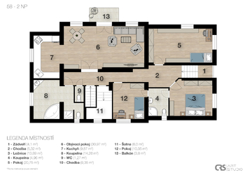 Prodej ubytovacího zařízení 597 m², Zdiby