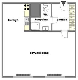 Prodej bytu 1+kk v osobním vlastnictví 33 m², Litvínov