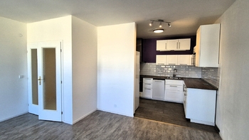 Kuchyňský kout. - Pronájem bytu 2+kk v osobním vlastnictví 58 m², Praha 3 - Žižkov