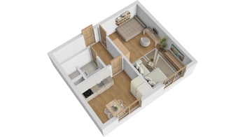 Pronájem bytu 1+1 v družstevním vlastnictví 41 m², Hradec Králové