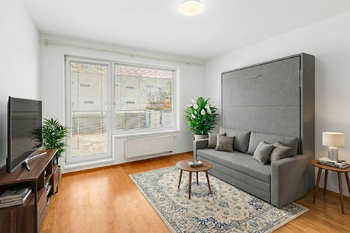 vizualizace - Prodej bytu 1+kk v osobním vlastnictví 56 m², Praha 10 - Horní Měcholupy