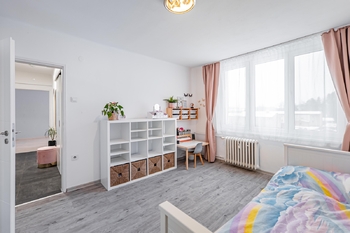 Ložnice/dětský pokoj. - Pronájem bytu 2+1 v osobním vlastnictví 51 m², Jindřichův Hradec
