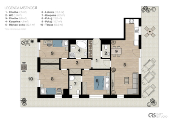 Prodej bytu 4+kk v osobním vlastnictví 99 m², Praha 8 - Dolní Chabry
