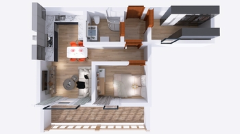 Prodej bytu 2+kk v osobním vlastnictví 45 m², Merklín