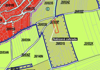 Prodej pozemku 1911 m², Olomouc