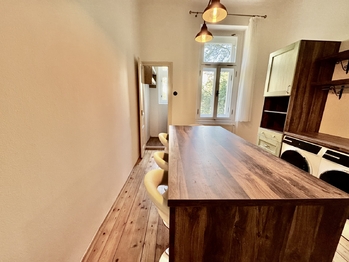 Kuchyně se spíží  - Pronájem bytu 3+1 v osobním vlastnictví 103 m², Praha 3 - Vinohrady