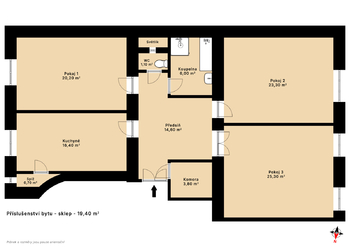 Prodej bytu 3+1 v osobním vlastnictví 111 m², Praha 6 - Bubeneč