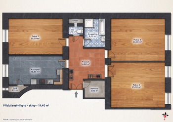 Prodej bytu 3+1 v osobním vlastnictví 111 m², Praha 6 - Bubeneč