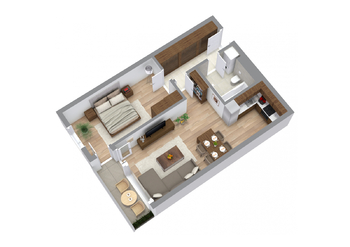 Pronájem bytu 2+kk v osobním vlastnictví 49 m², Chrudim