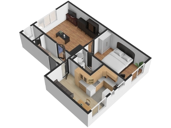 Prodej bytu 2+1 v osobním vlastnictví 60 m², Louny