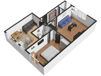 Prodej bytu 2+1 v osobním vlastnictví 60 m², Louny