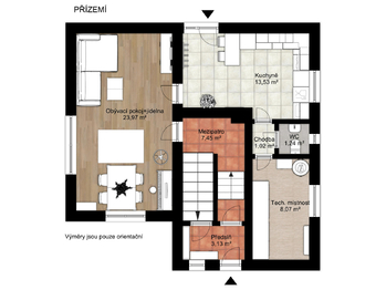 Pronájem domu 171 m², Dýšina