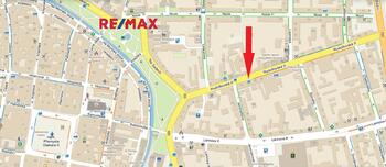 mapa - Pronájem obchodních prostor 50 m², České Budějovice