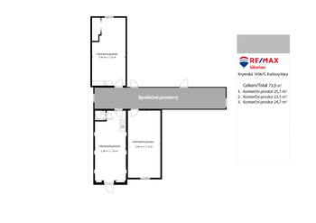 Prodej obchodních prostor 72 m², Karlovy Vary