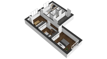 Prodej bytu 2+1 v osobním vlastnictví 54 m², České Budějovice