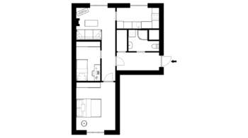 Prodej bytu 2+1 v osobním vlastnictví 54 m², České Budějovice