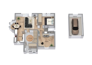 Výjimečný rodinný dům, Bedihošť, Prostějov - Prodej domu 209 m², Bedihošť