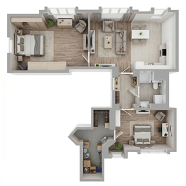 Prodej bytu 2+1 v osobním vlastnictví 62 m², Praha 6 - Břevnov