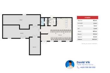 Prodej obchodních prostor 241 m², Chomutov