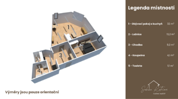 Prodej bytu 2+kk v osobním vlastnictví 68 m², Hradec Králové