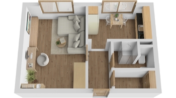 Prodej bytu 1+1 v osobním vlastnictví 32 m², Trutnov