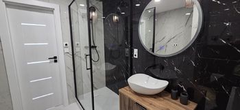 Sprchový kout - Pronájem bytu 3+kk v osobním vlastnictví 69 m², Praha 4 - Braník