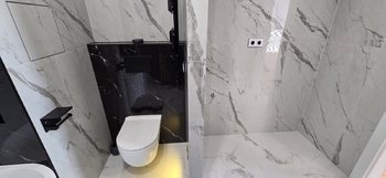 WC + příprava na pračku - Pronájem bytu 3+kk v osobním vlastnictví 69 m², Praha 4 - Braník