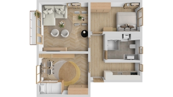 Prodej bytu 3+1 v osobním vlastnictví 72 m², Podivín