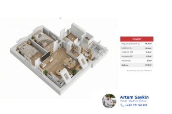 Prodej apartmánu 90 m², Plavy