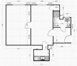 Prodej bytu 2+kk v družstevním vlastnictví 47 m², Praha 9 - Vysočany