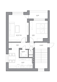Pronájem bytu 2+1 v osobním vlastnictví 53 m², Rakovník