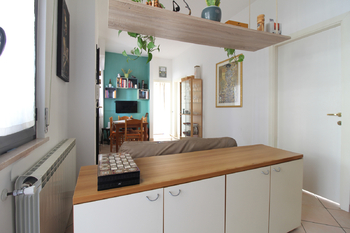 obývací pokoj s kuchyní - Prodej bytu 3+kk v osobním vlastnictví 85 m², Roseto degli Abruzzi