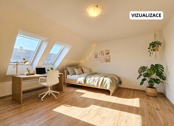 vizualizace dětského pokoje  - Prodej domu 109 m², Třtice