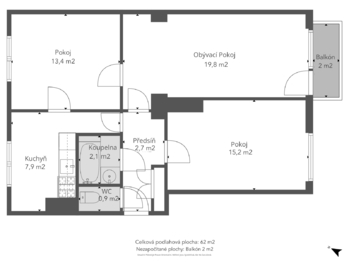 Prodej bytu 3+1 v osobním vlastnictví 65 m², Hořovice