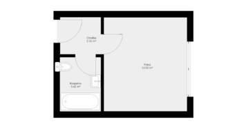 Prodej bytu 1+kk v osobním vlastnictví 22 m², Bystřice nad Pernštejnem