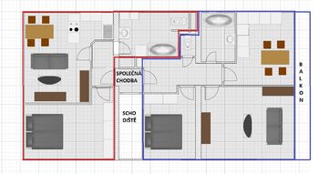 Pronájem bytu 2+1 v osobním vlastnictví 56 m², Nehvizdy