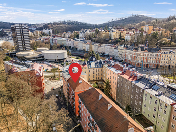 Umístění domu - Prodej bytu 2+1 v osobním vlastnictví 54 m², Karlovy Vary